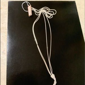 Sterling Silver Long Knot Necklace